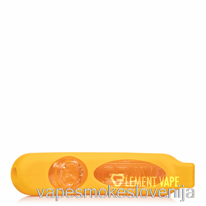 Vape Za Enkratno Uporabo Grav Rocker Parni Valjak S Silikonsko Kožo Gorčično Rumeno